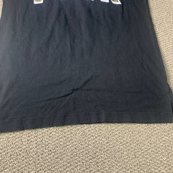 PINK Victoria's Secret Womens T Shirt Size XS Black/Gold Sequins Short Sleeves - Picture 4 of 10